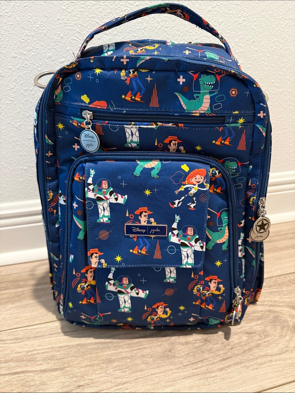 Ju-Ju-Be Navy Toy Story Print Kids Backpack